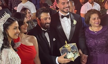 حميد الشاعرى يحتفل بزفاف ابنته الكبرى نبيلة (صور)