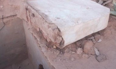 إصابة 7 سيدات أثناء زيارة متوفي.. ننشر أول صور لـ واقعة انهيار قبر في قنا