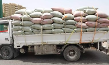 ضبط سيارة محملة بـ 12 طن من محصول القمح في المنيا