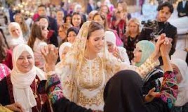 تفاصيل حفل حناء الآنسة رجوة خطيبة ولي العهد الأردني