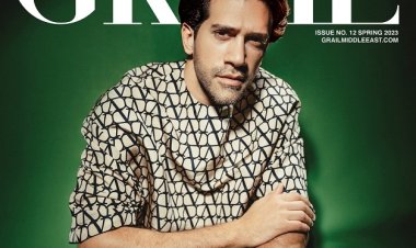 أحمد مجدي في جلسة تصوير جديدة.. مع دار الأزياء العالمية فالنتينو