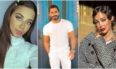 تامر حسني يتجاهل غضب طليقته من يارا السكري ويضحك