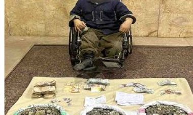 القبض على متسول بحوزته مبالغ مالية صخمة بمصر القديمة