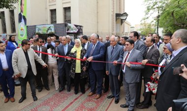 وزيرا الزراعة والتضامن الاجتماعي ومحافظ الجيزة يفتتحون معرض «زهور الربيع»