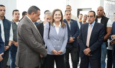 وزيرة التخطيط تفتتح المركز التكنولوجي بديوان عام محافظة شمال سيناء