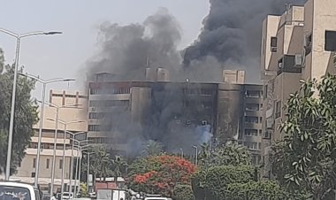 ارتفاع مصابي حريق جهاز 15 مايو لـ 14 مصاب .. و16 سيارة إطفاء لوقف تمدد النيران