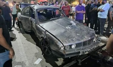 مصرع  طبيب وابنته دهستهما سيارة بمصر الجديدة (صورة)