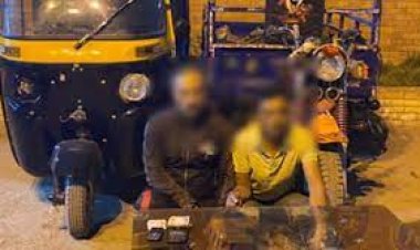 القبض على عصابة سرقة «التكاتك» في شبرا الخيمة