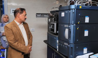 رئيس مياه أسيوط يتابع تدريبات المعمل المركزي تمهيدا للتشغيل الفعلي