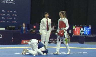 جنى خطاب تهزم بطلة إسرائيل وتتأهل لدور الـ 16 ببطولة العالم للتايكوندو