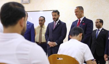 وزير التعليم يتابع الامتحانات في جامعة الأنبار