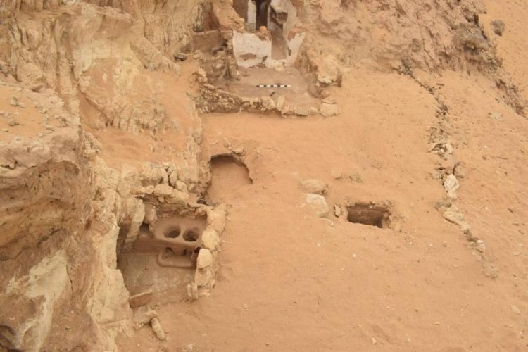 الكشف عن عدد من الأبنية والدفنات من العصور المتأخرة بأسيوط