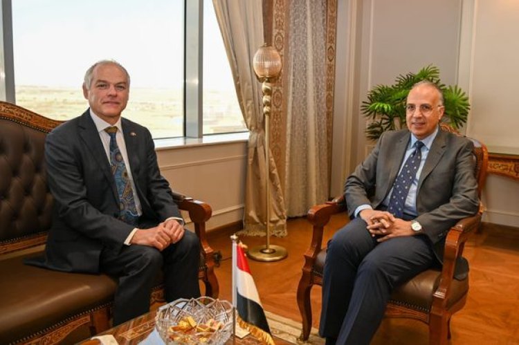 وزير الري يبحث مع السفير الأسترالي سبل تعزيز التعاون بين مصر واستراليا