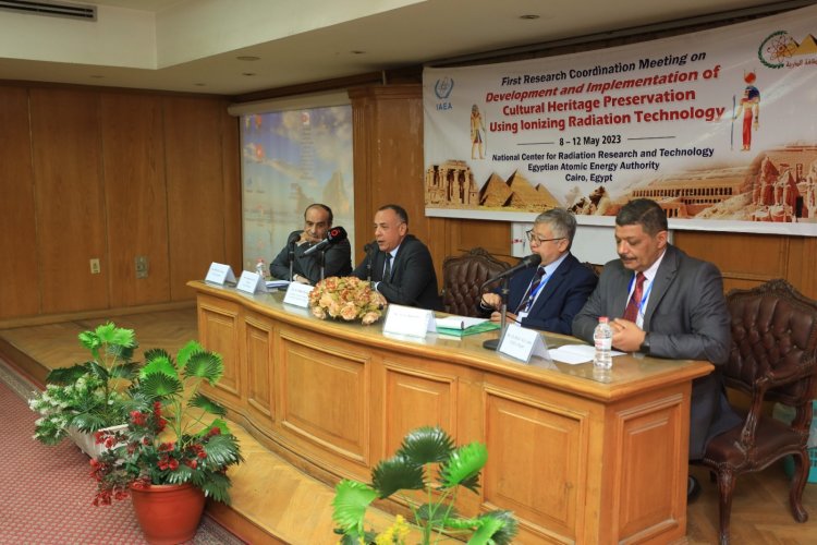 الاجتماع الأول لوكالة الطاقة الذرية لبحث استخدام الإشعاع المؤين للحفاظ على التراث