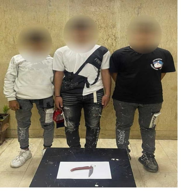 القبض على 4 عاطلين لتحرشهم بالفتيات وممارسة البلطجة أمام مدرسة بحلوان (صور)