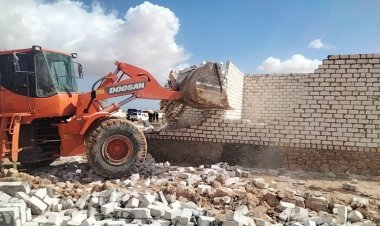 ٦ إزالات بمركزين في المنيا ضمن الموجة ٢١ لـ إزالة التعديات على أملاك الدولة