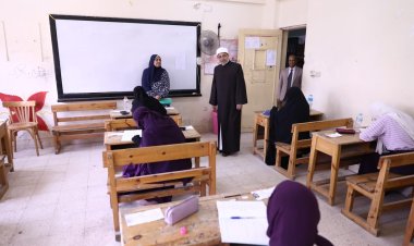 رئيس جامعة الأزهر يتفقد لجان امتحان الشهادة الثانوية الأزهرية في يومها الأول