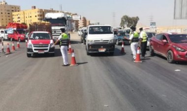 تحرير 1416 مخالفة عدم تركيب الملصق الإلكتروني  