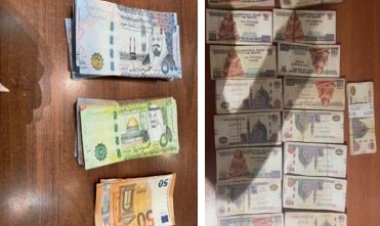 ضبط 7 أشخاص أثناء محاولتهم تهريب مبالغ مالية بمطار القاهرة (صور)