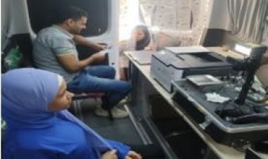 استخراج 14374 بطاقة رقم قومى خلال قوافل الأحوال المدنية بـ 11 محافظة (صور)