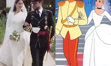 كأنه من عالم آخر.. الزفاف الملكي بالأردن يحاكي عالم ديزني