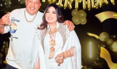 «عقد ذهب».. هدية حمو بيكا لزوجته تثير الجدل