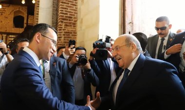 رئيس مجلس الشيوخ ونظيره الكازاخي يتفقدان مسجد الظاهر بيبرس