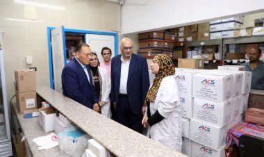 محافظ الشرقية يقوم بزيارة مفاجئة لمستشفي المبرة بالزقازيق