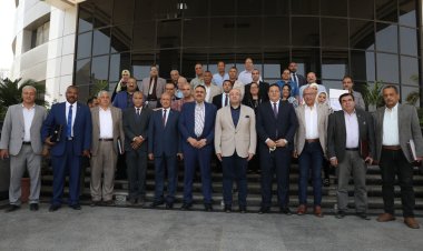 محافظ بني سويف يُكرّم الفائزين والمشاركين في دوري المصالح الحكومية