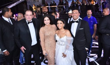 منهم بوسي و الليثي.. نجوم الفن في حفل زفاف فريدة سيد  السبكى (صور)