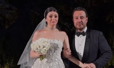 تصدرا التريند.. أبرز 4  مشاهد في حفل زفاف ماريتا الحلاني وكميل