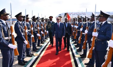 السيد الرئيس يصل إلى العاصمة مابوتو في مستهل زيارته لموزمبيق