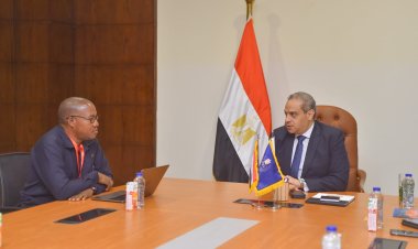رئيس هيئة الدواء يلتقي المدير التنفيذى للمجلس القومى للرقابة على الأدوية بناميبيا