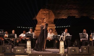 أنغام تتألق في حفل الصوت والضوء في ختام المؤتمر الإفريقي