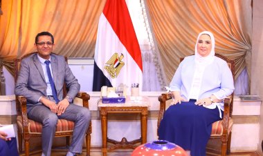 وزيرة التضامن تلتقي «خالد البلشي» لمناقشة الحماية الاجتماعية والتأمينية للصحفيين