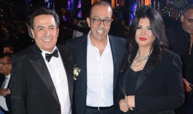 بالصور.. نجوم الفن والإعلام فى حفل زفاف ابن خيرى رمضان