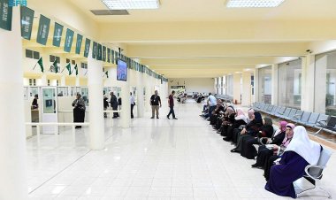 مدينة الحجاج بمنفذ حالة عمار تواصل تقديم خدماتها لضيوف الرحمن