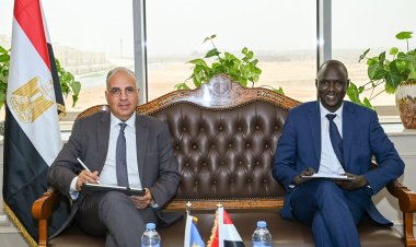 وزير الري يستقبل نظيره الجنوب سوداني لبحث التعاون المشترك في مجال مشروعات المياه