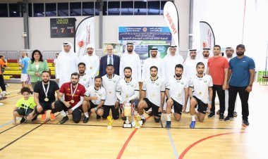 تتويج فريق شرطة رأس الخيمة بطلاً للنسخة الثالثة لبطولة المؤسسات الحكومية لكرة القدم