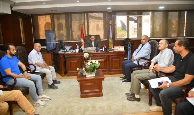 رحمي يناقش نسبة تنفيذ الأعمال بمستشفتي طنطا العام والأورام الجديد