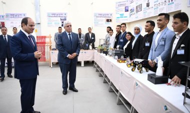 الرئيس السيسي يتفقد الجامعة التكنولوجية بمدينة برج العرب