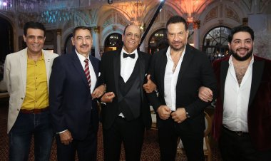 بالصور.. ماجد المصرى ونجوم الفن في حفل زفاف روان أيمن يوسف