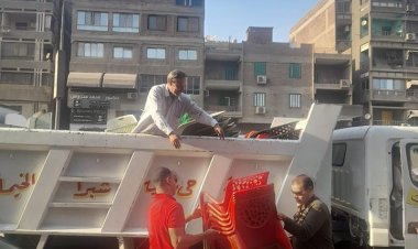 شرق القليوبية يشن حملة للتصدى لظاهرة الإشغالات وإجلاء الباعه الجائلين بطريق الفريق العصار