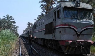 مصرع شخص إثر سقوطه من القطار أثناء سيره بالعياط