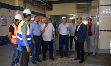 نائب وزير الإسكان يتفقد مشروعات مياه الشرب والصرف الصحي بمحافظة مطروح