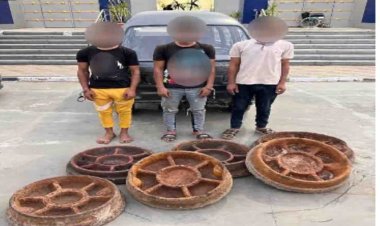 ضبط  5 أشخاص لقيامهم بسرقة بلاعات الصرف الصحي والهواتف المحمولة والشقق السكنية بالقاهرة 