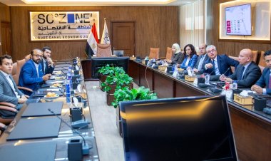 رئيس اقتصادية قناة السويس يلتقي المدير التنفيذي لمجموعة أداني الهندية لبحث التعاون المشترك