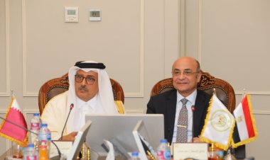 وزير العدل يستقبل نظيره القطري بمقر الوزارة بالعاصمة الإدارية الجديدة