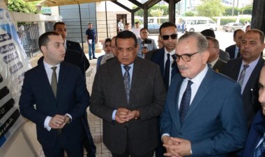 وزير التنمية المحلية ومحافظ كفر الشيخ يتفقدان المركز التكنولوجي لخدمة المواطنين