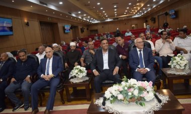 محافظ بورسعيد يستقبل محافظ الدقهلية لمتابعة المشروعات القومية المشتركة